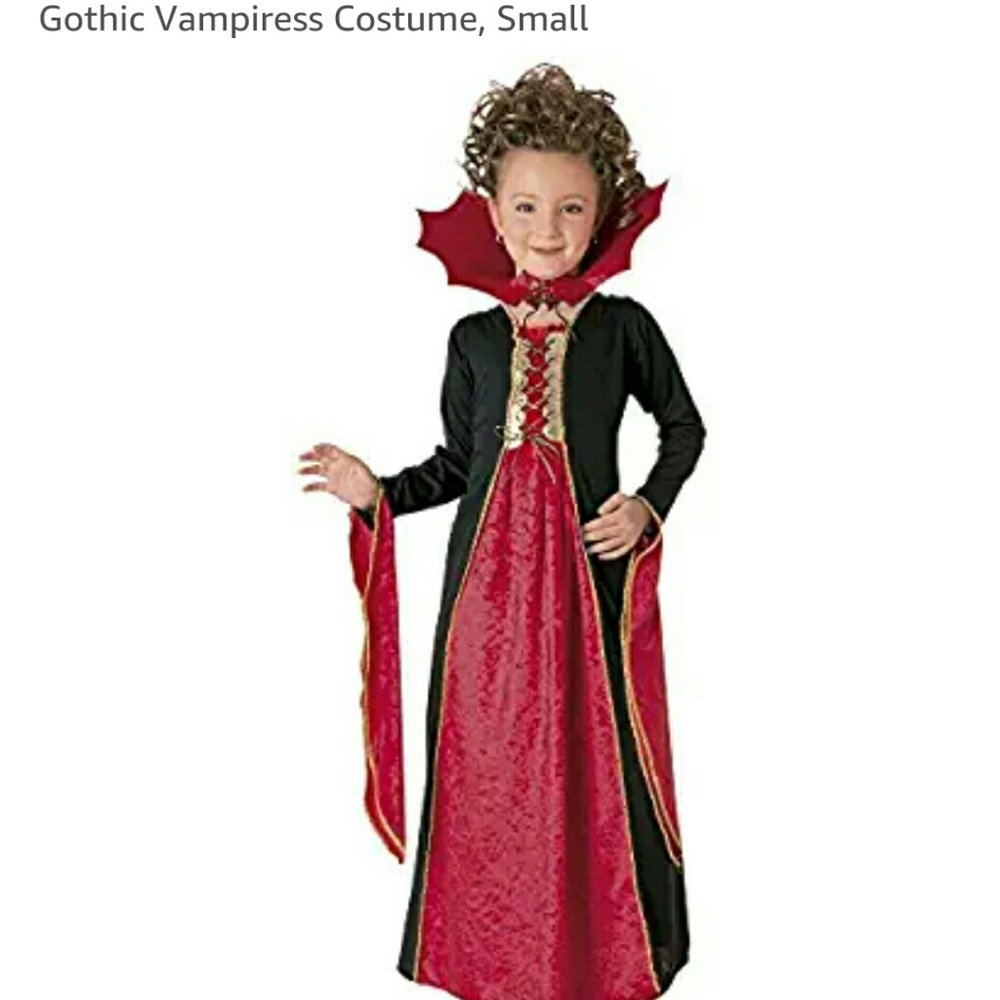 Vampire costume for Girl Age 4 or 6